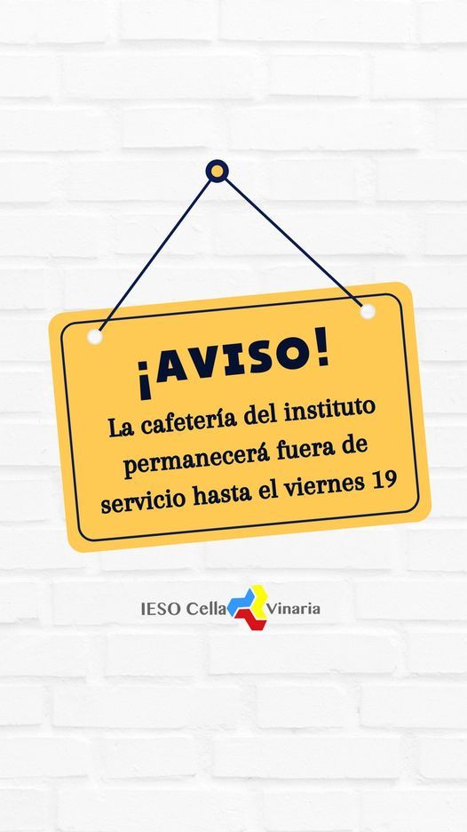 Cierre cafeteria