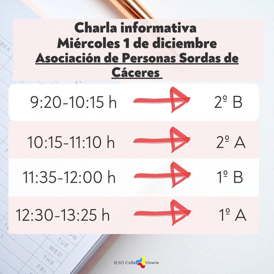 charla informativa